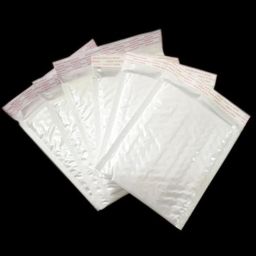 工厂销售全新料防震气泡袋 奶白膜气泡信封袋